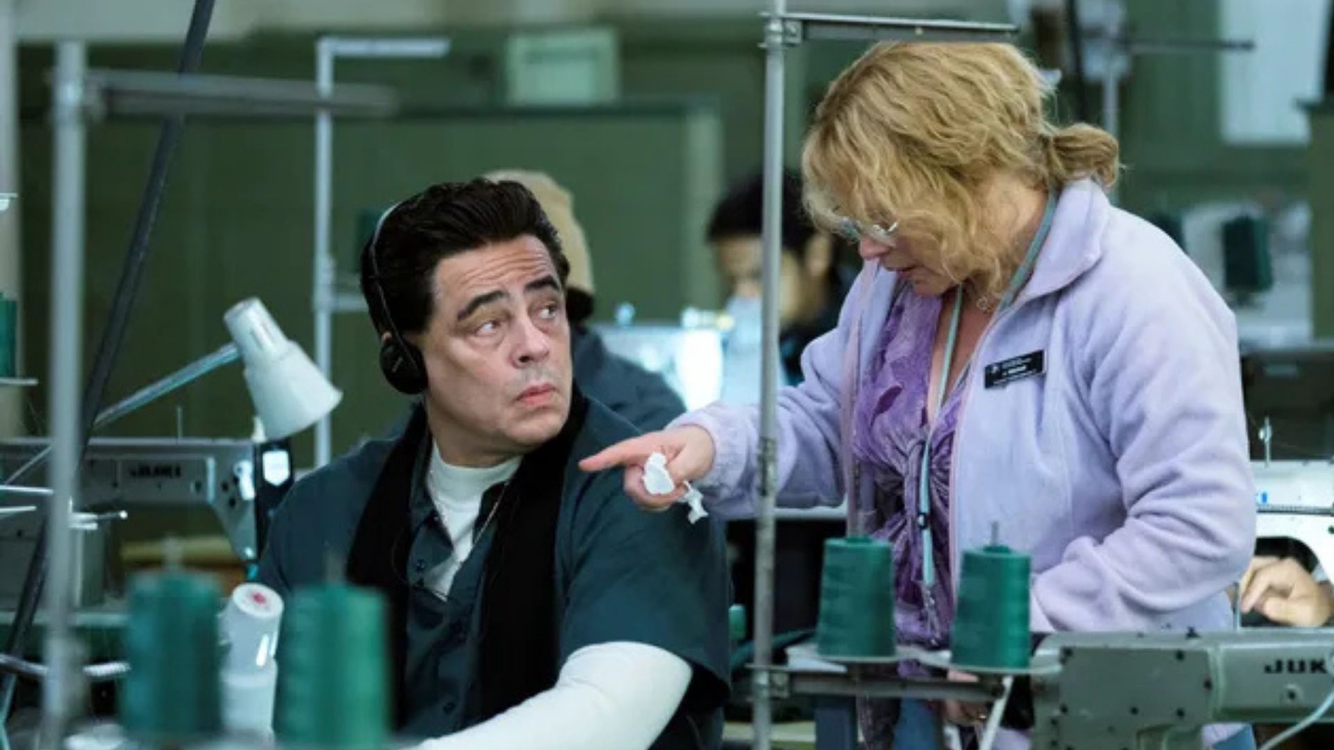 Richard Matt and Joyce Mitchell in Escape at Dannemora (Image Source: Showtime)