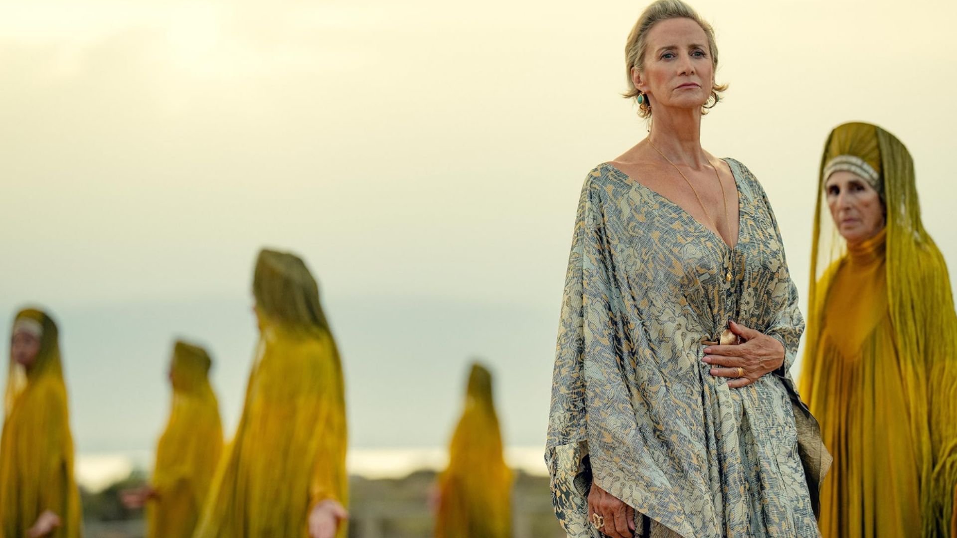 Janet McTeer as Hera in KAOS (Image via Netflix)