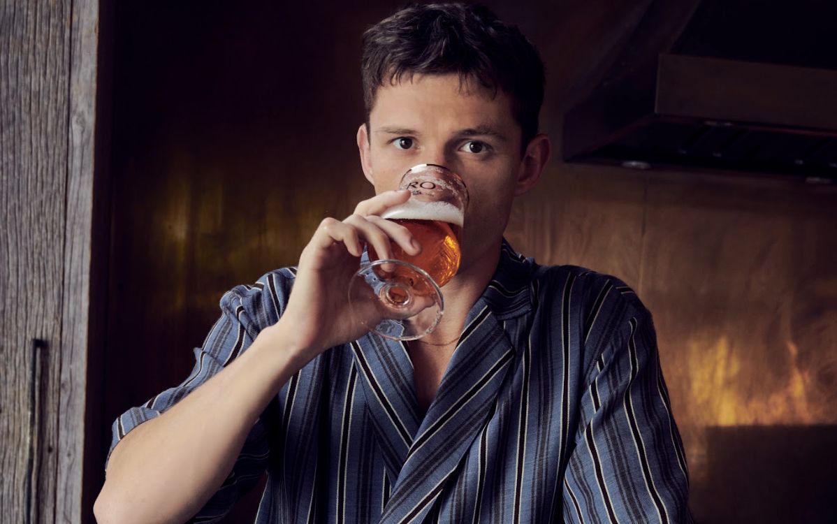 Tom Holland forays into the world of non-alcoholic beer (Image via Bero Brewing)