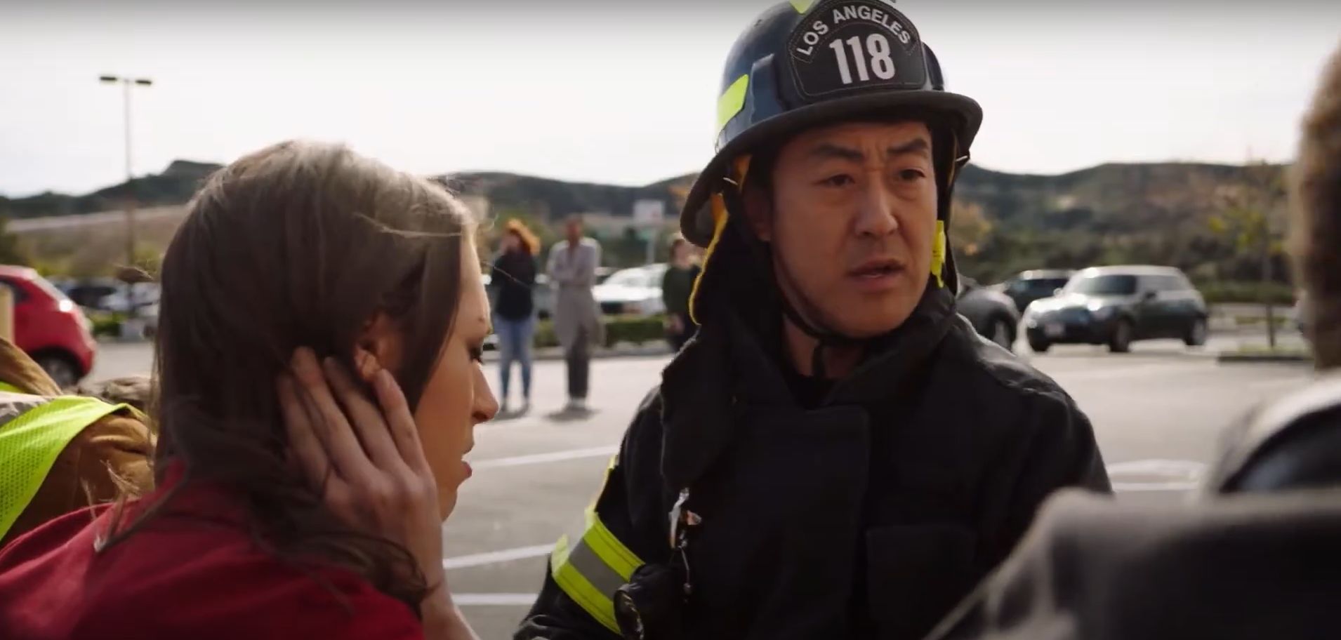 Chimney gets his name on 9-1-1 | Image via Hulu