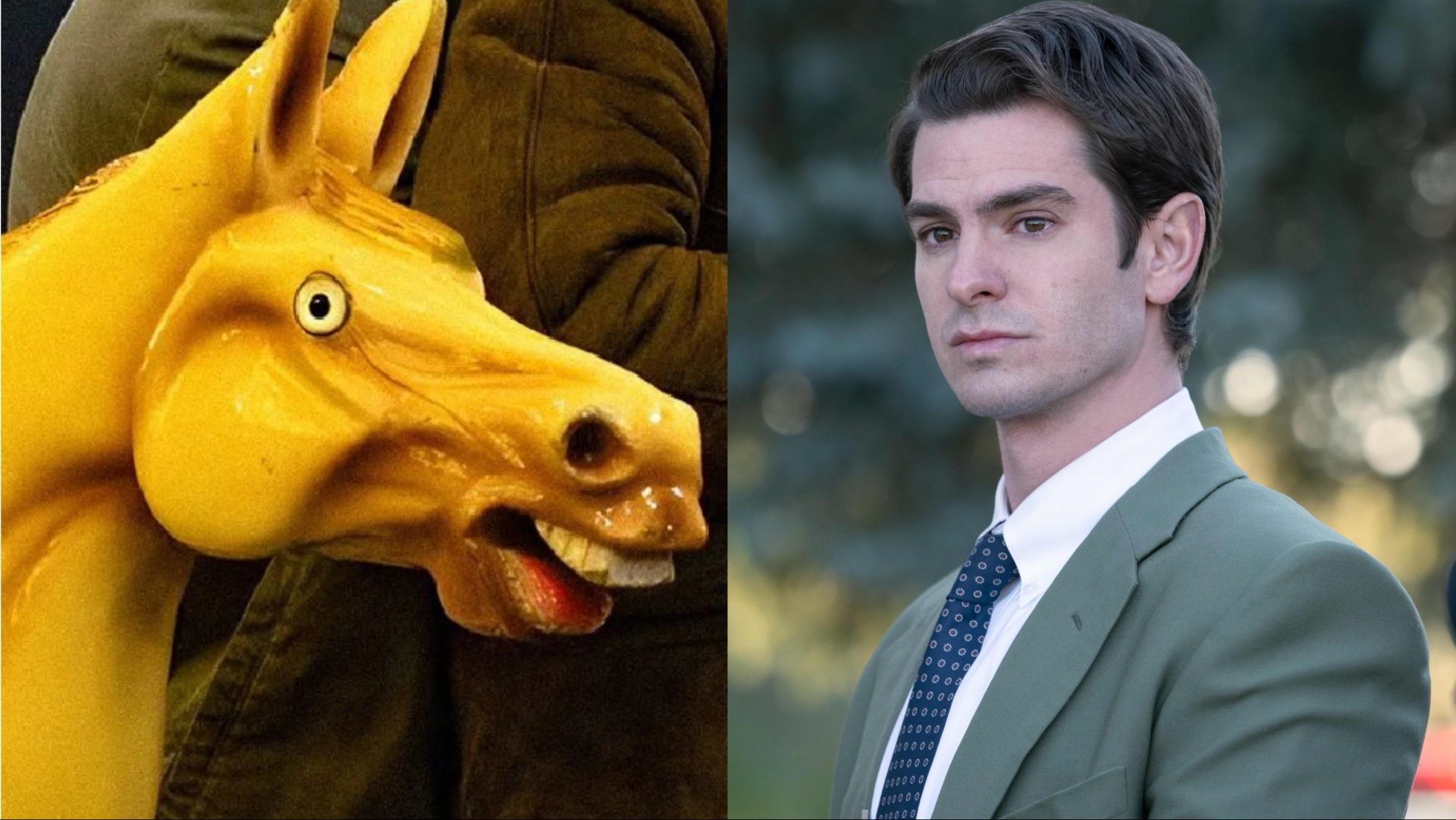 The Freaky Horse meme originates from Andrew Garfield