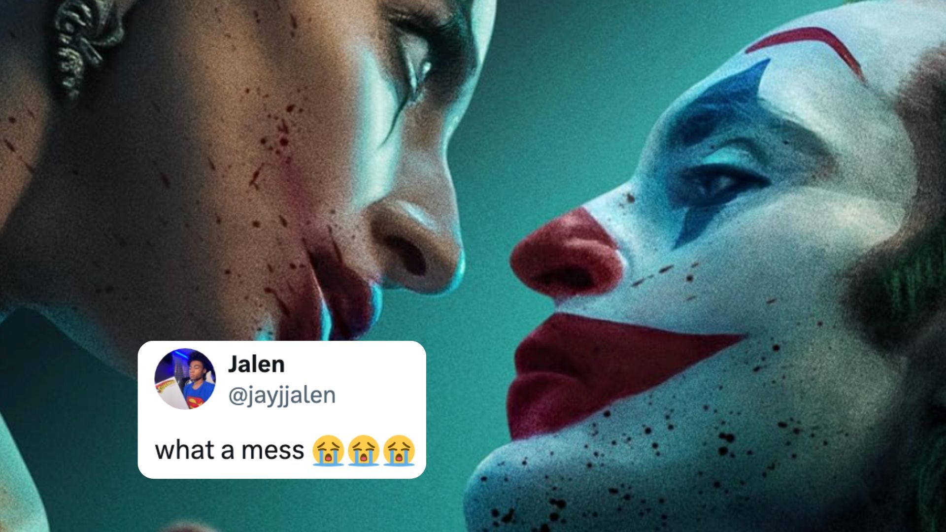 Joker Folie &agrave; Deux starring Joaquin Phoenix and Lady Gaga has disappointed some fans (Image via X/@jayjjalen)