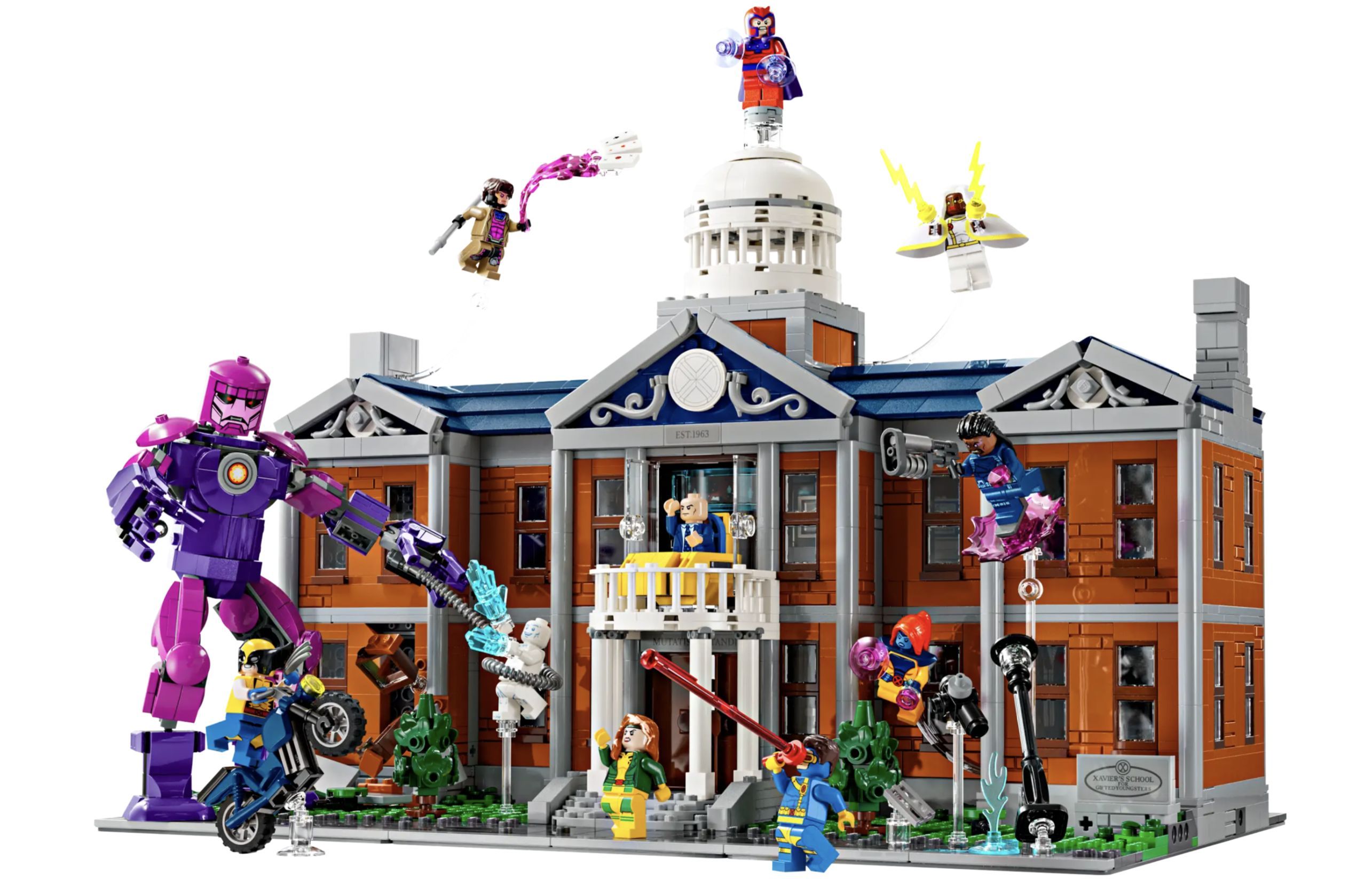 LEGO Marvel X-Men: The X-Mansion (76294) set (Image via LEGO)