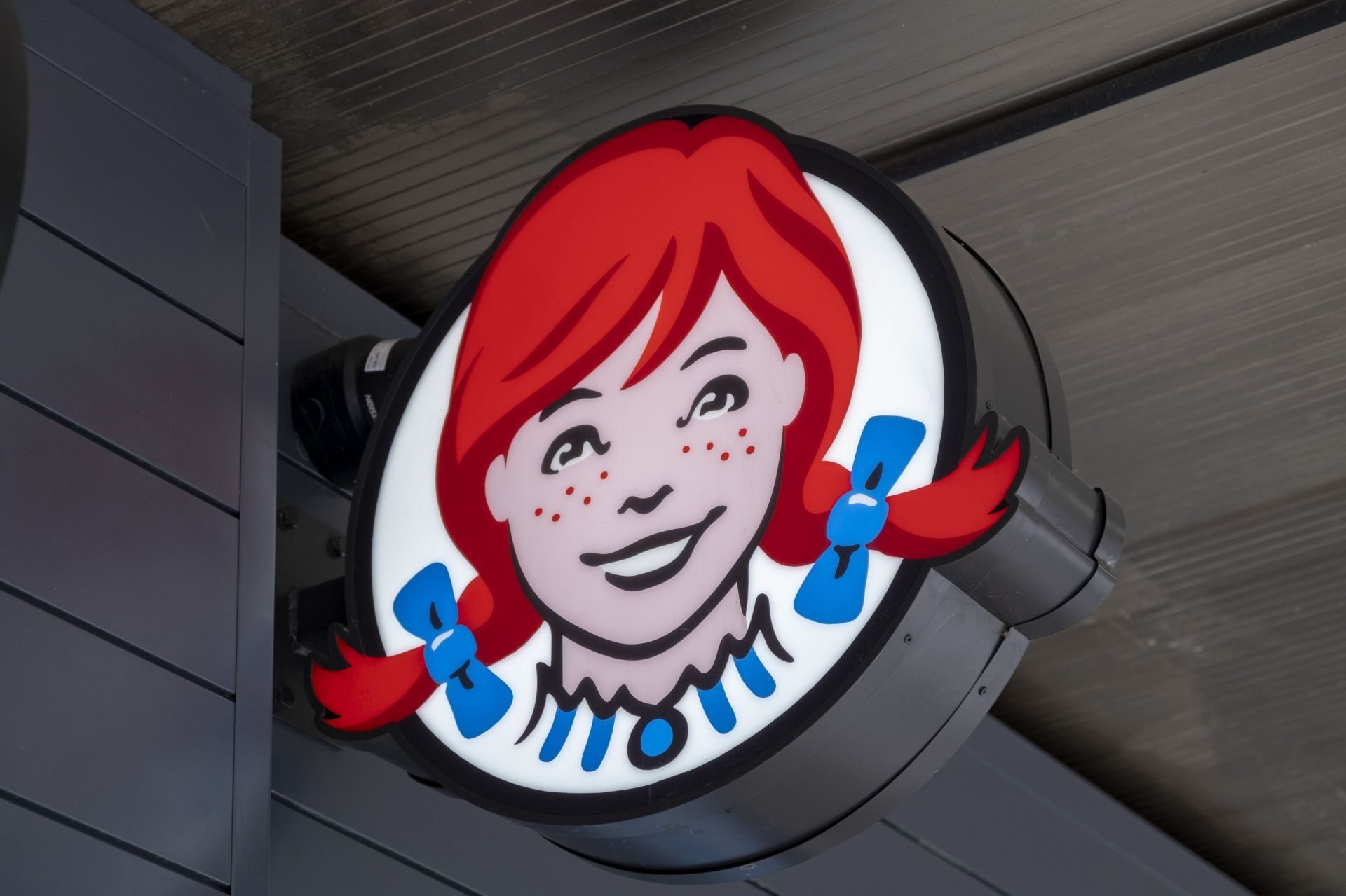 Sign For Fast Food Brand Wendy