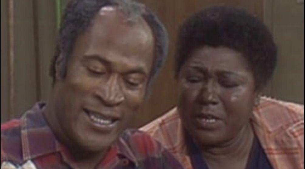 John Amos and Esther Rolle in Good Times episode: Too Old Blues (Image via CBS)