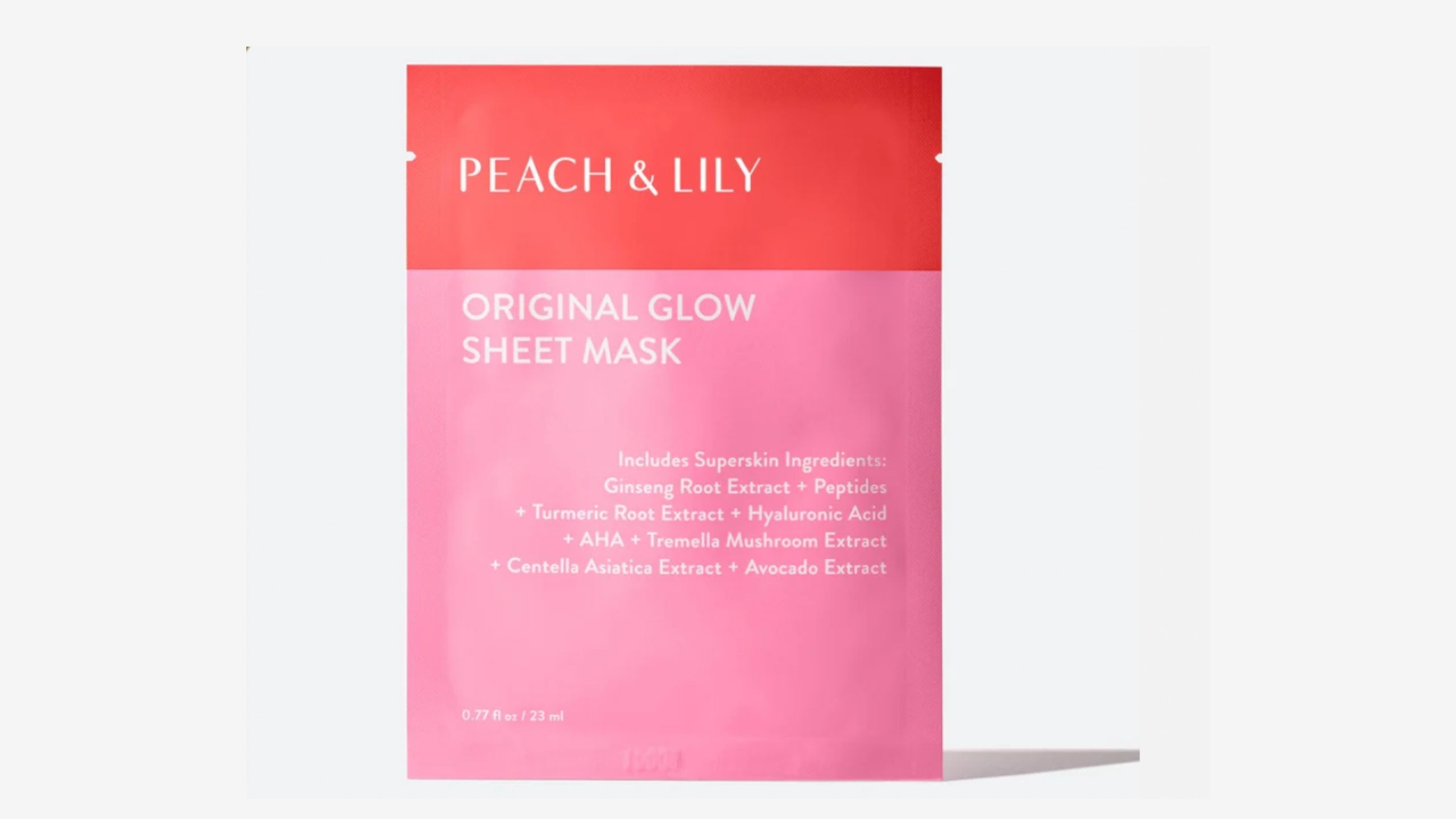 The Peach and Glow has brightening and soothing effects. (Image via Peach and Lily)