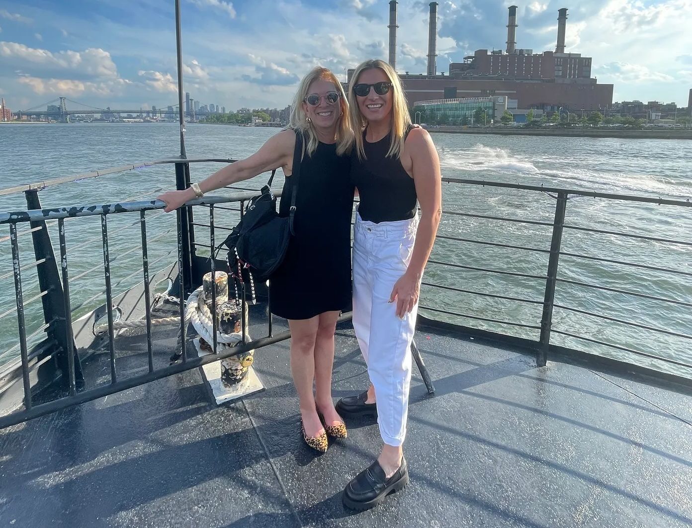 Kira Karlstrom with Cindy Charles in New York (Image via Medium/@Kira Karlstrom)