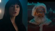 Lucy Liu plays Zoe Harlow and J.K. Simmons plays Santa Claus | Image Source: Amazon MGM Studios, Seven Bucks Productions, Chris Morgan Productions, and The Detective Agency