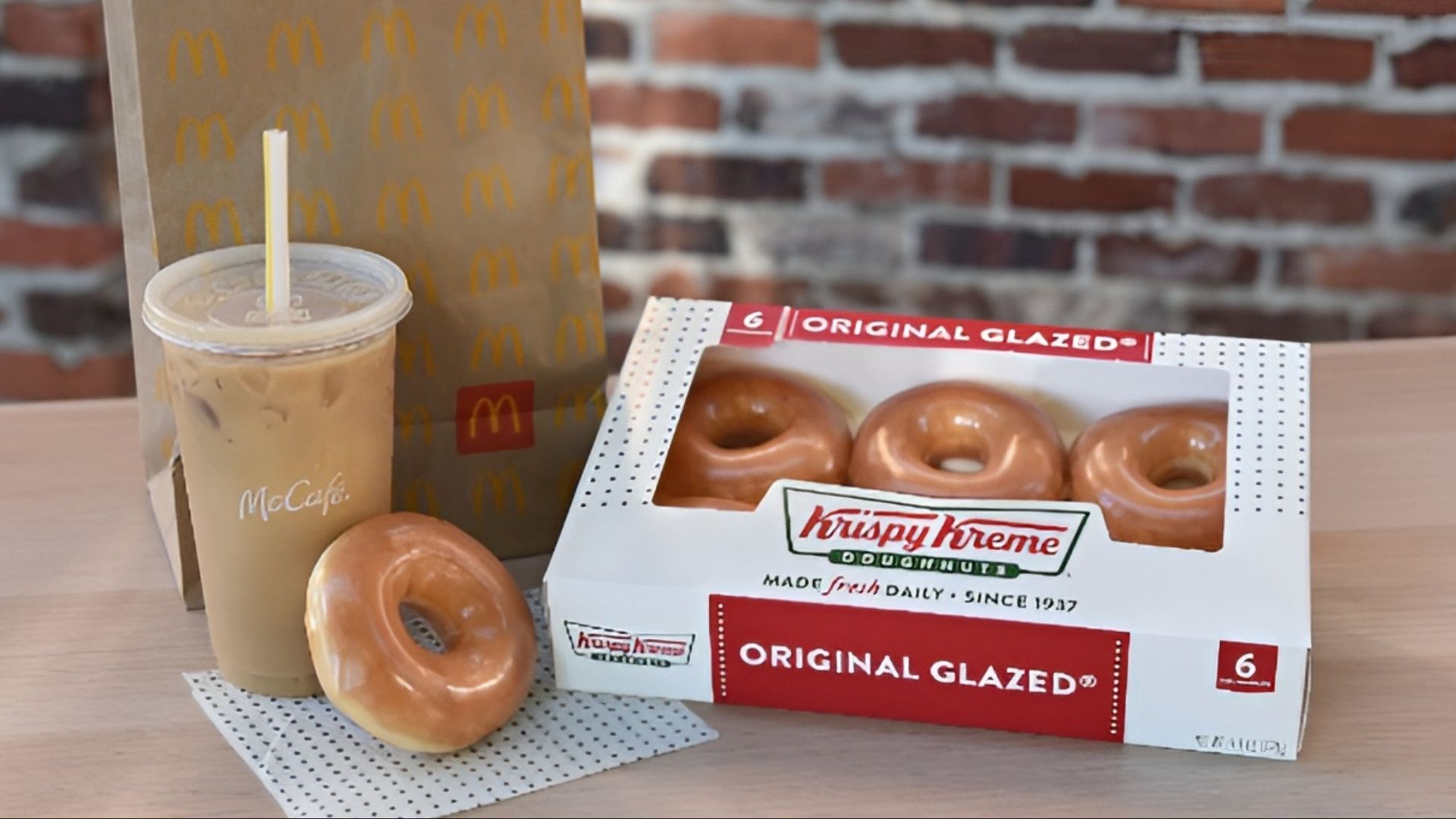 Kreme&#039;s doughnuts join the McD&#039;s menu on October 15 (Image via investors.krispykreme.com)