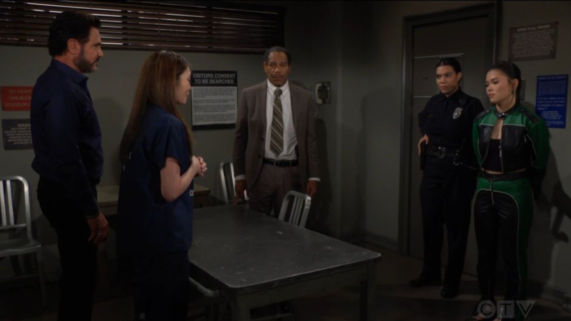 Luna goes to jail on The Bold and the Beautiful | Image Source: CBS