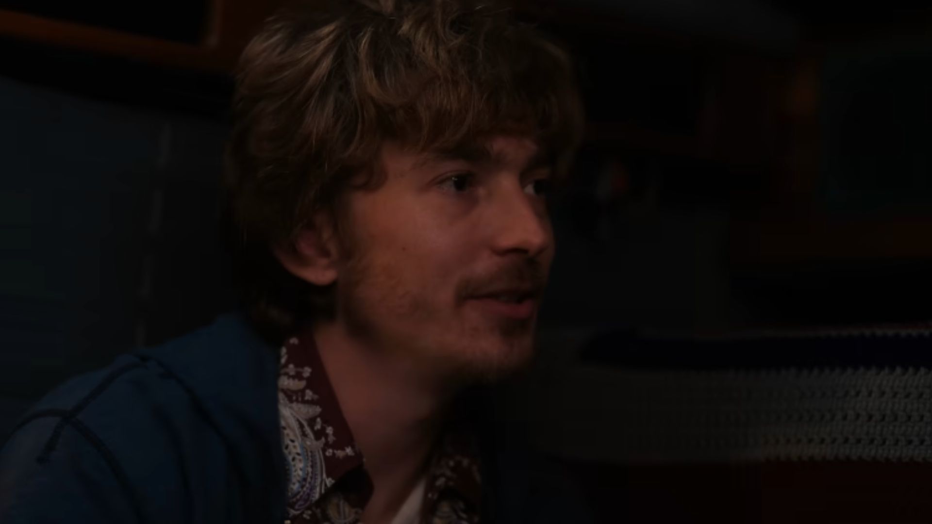 Austin Abrams as Sam in Penelope | Image Source: Netflix