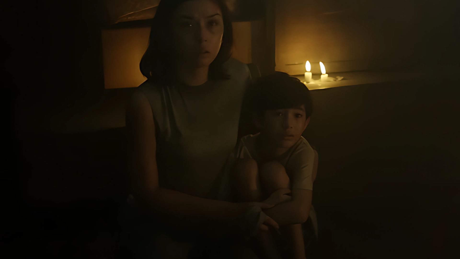 A scene from the basement of the farmhouse in Outside | Image source: Netflix Asia on YouTube