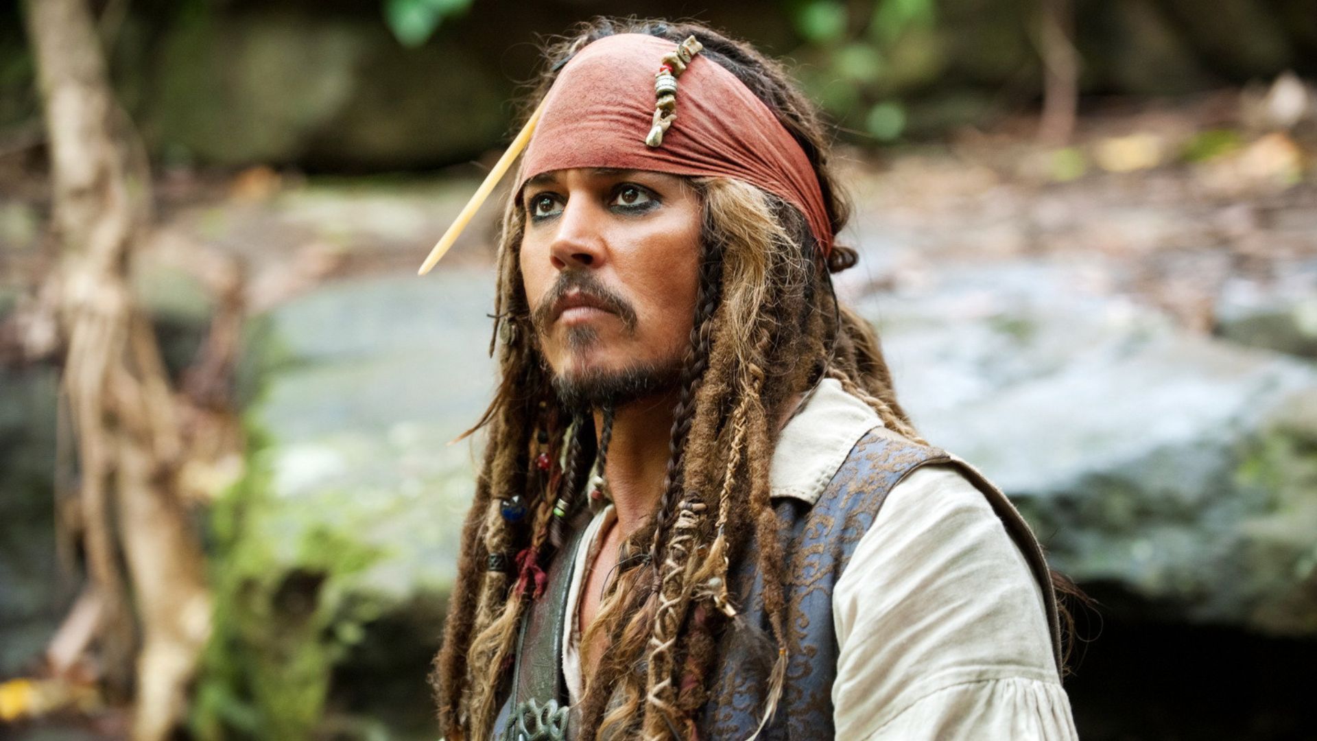 Johnny Depp in Pirates of the Caribbean | Image Source: Walt Disney Studios