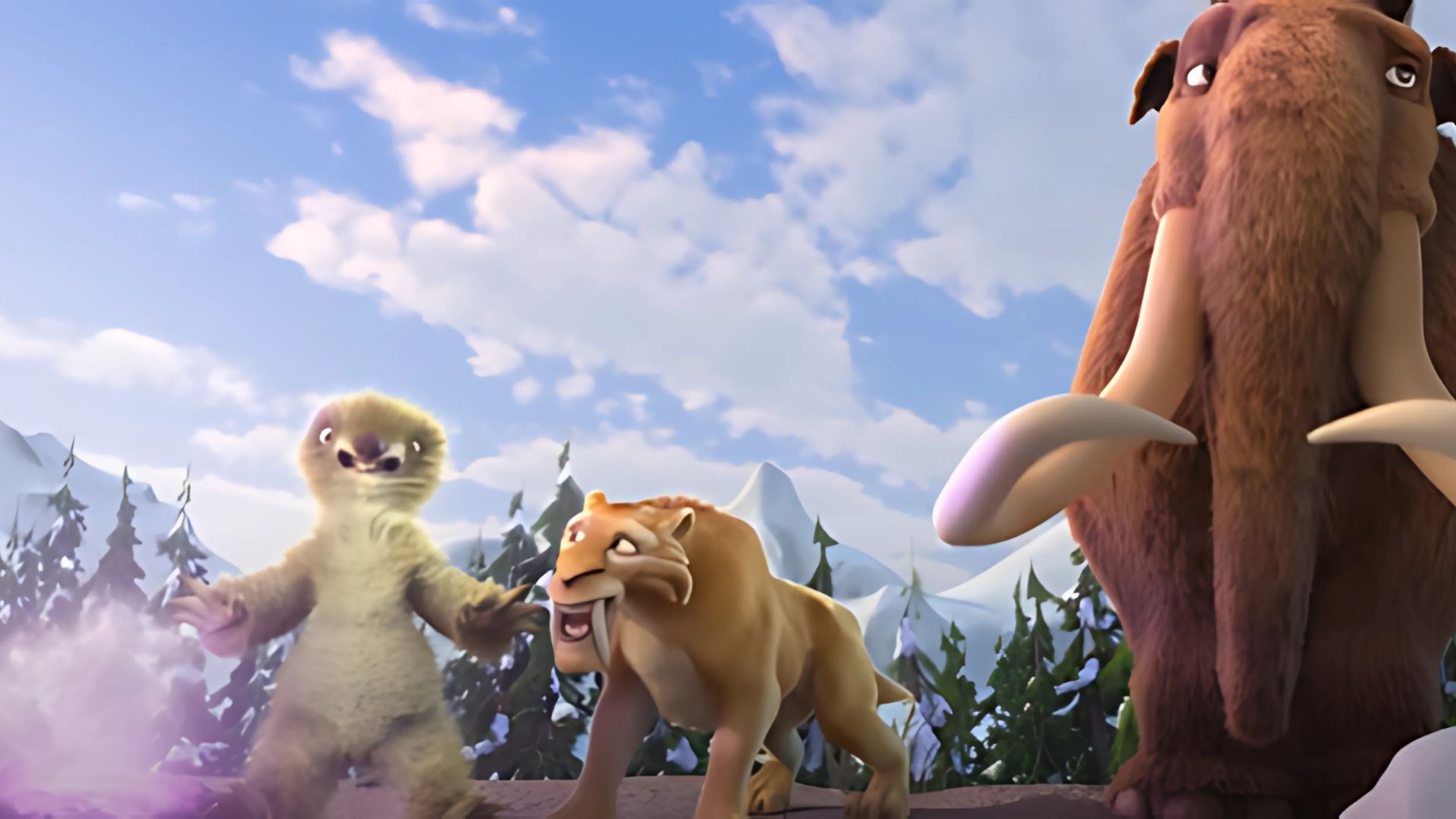 A scene from the movie Ice Age: Collision Course | Image source: 20th Century Studios on YouTube