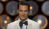 Matthew McConaughey at Oscars, source: Oscars