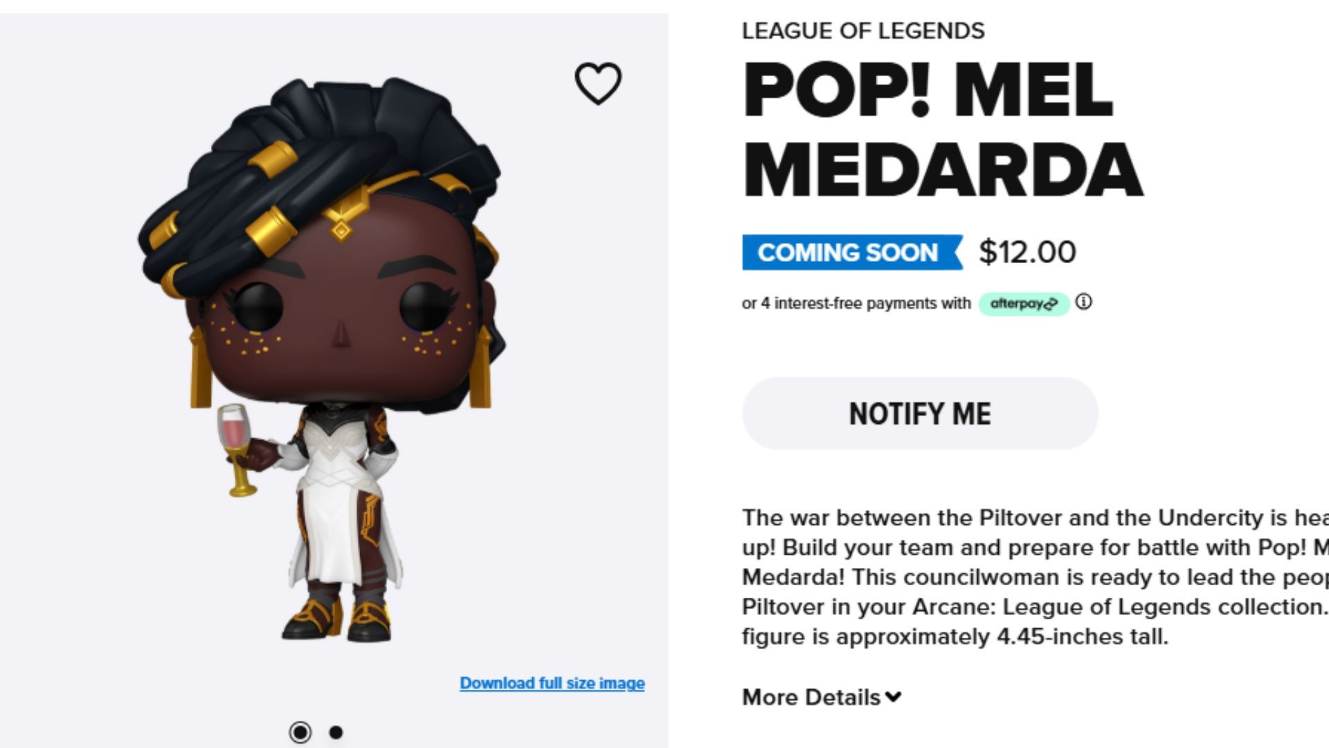 The Funko Pops are on various websites (Image Source: Funko.com)