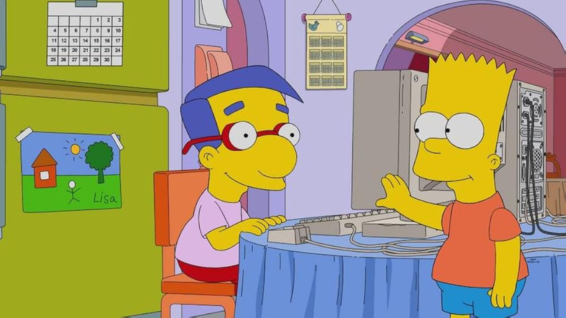 Did Milhouse voice actor Pamela Hayden retire from The Simpsons? (Image via Fox)