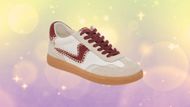 Women's Notice Stitch Low-Profile Lace-Up Sneakers (Image via Stacy’s)