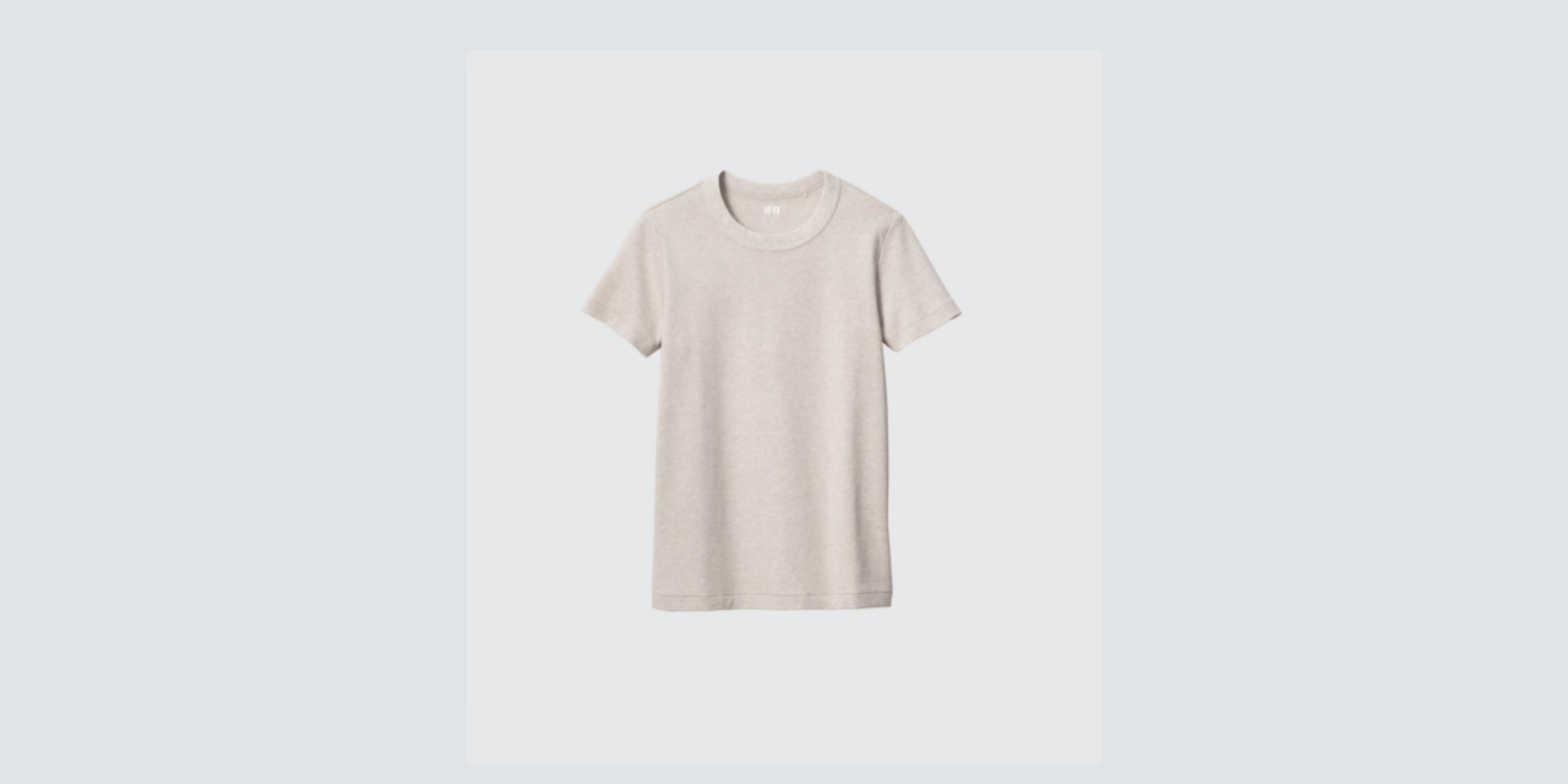 While not exactly for the winter season, the t-shirt is a staple. (Image via Uniqlo)