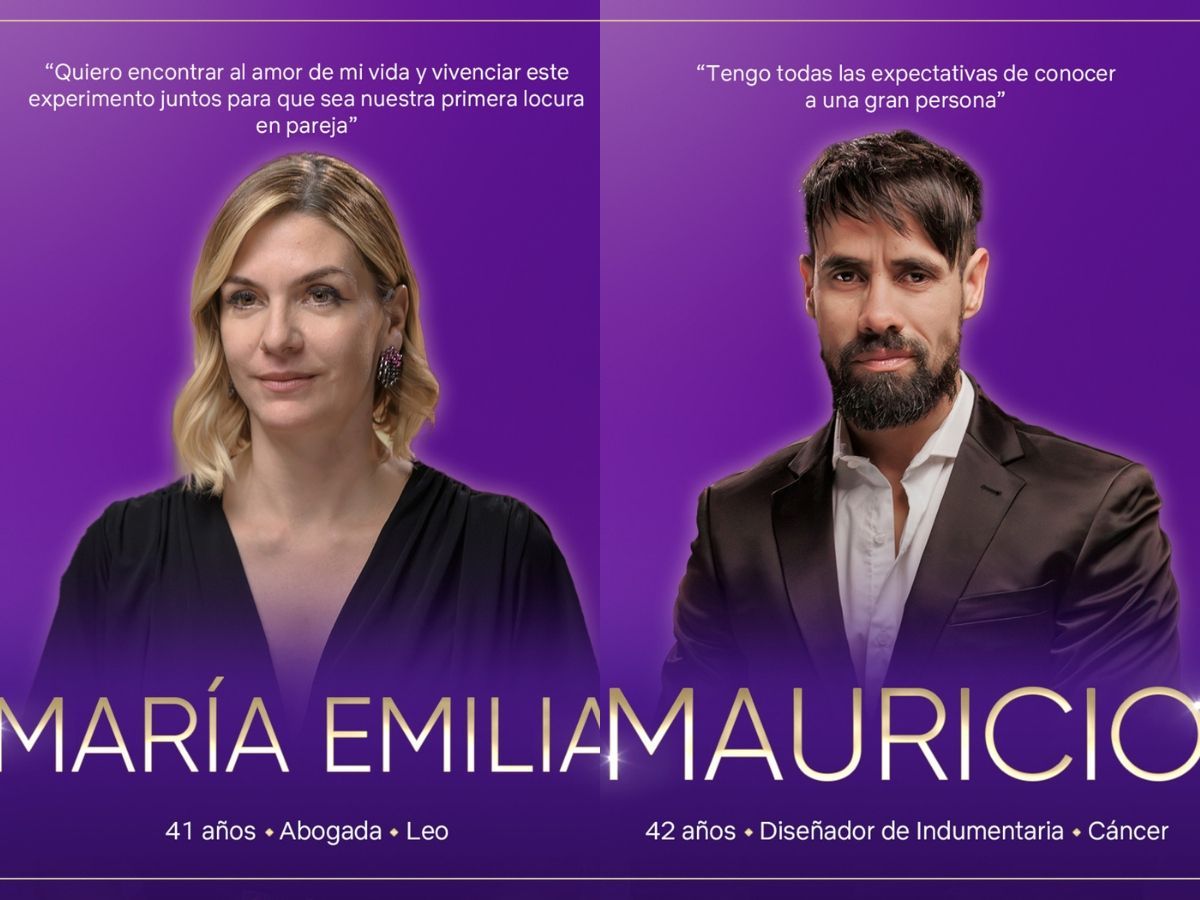 Love is Blind: Argentina Stars Maria and Mauricio | Image Source: Netflix/ Tudum