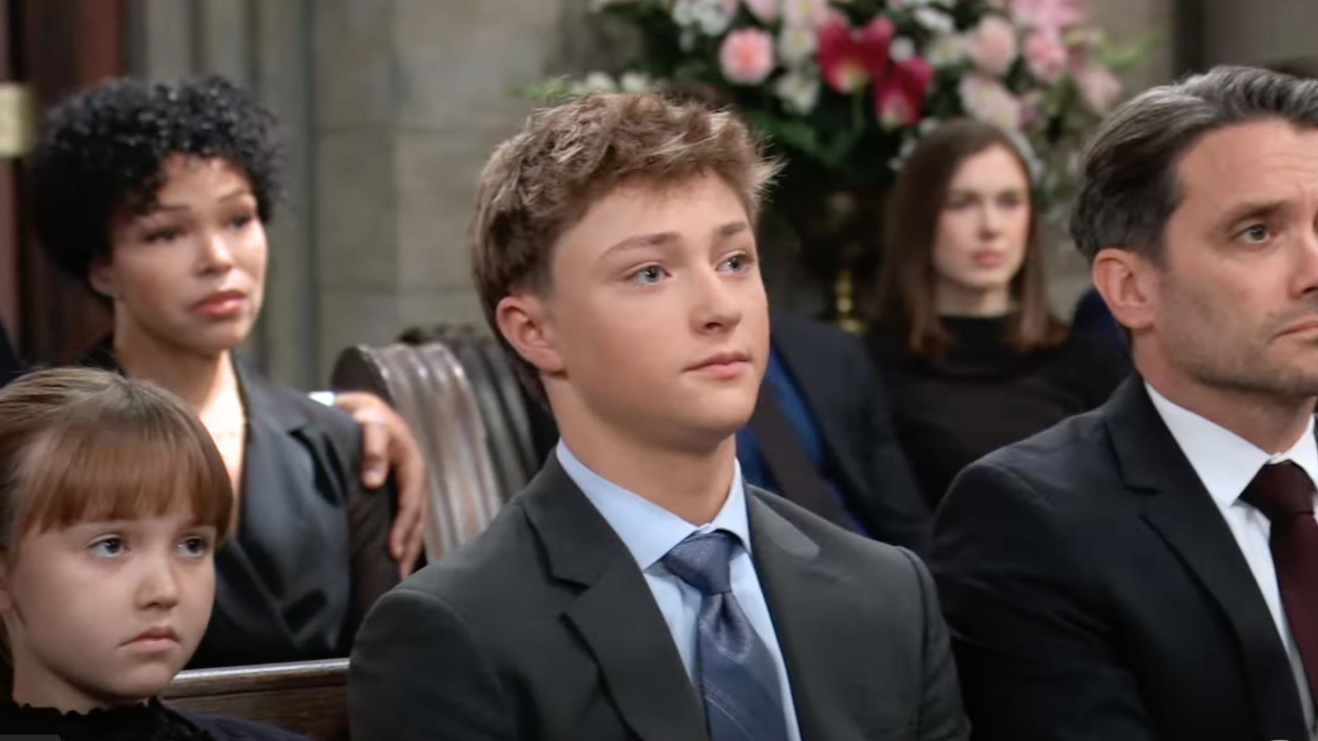 Scout, Danny, and Dante mourn Sam | Image Source: ABC