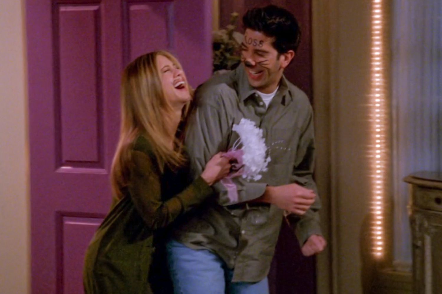 Ross and Rachel in Friends