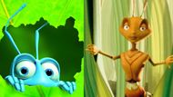 A Bug's Life vs. Antz (Image via Pixar Animation Studios and DreamWorks Animation)