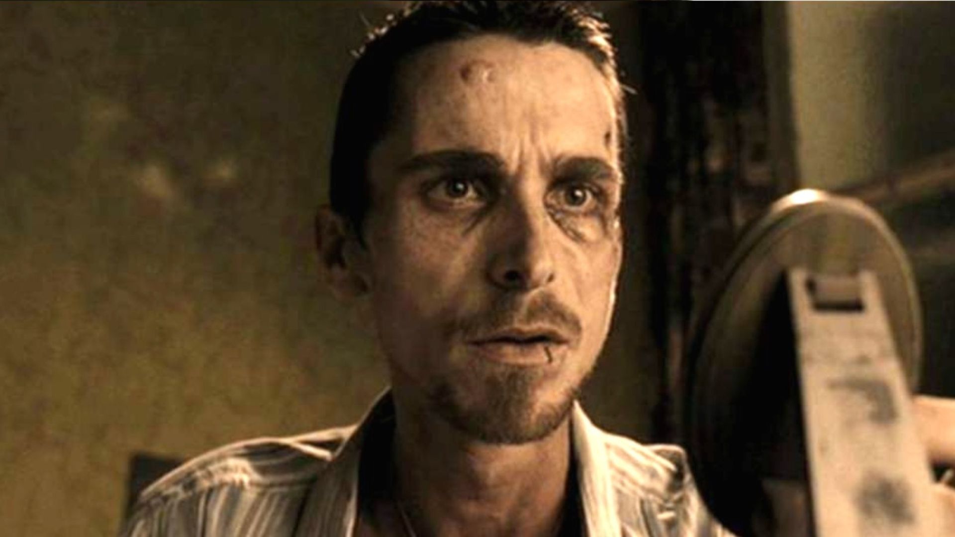 Christian Bale in The Machinist | Image Source: Paramount+