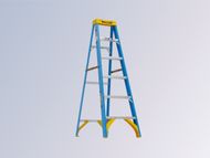 Werner FS100 6-ft Fiberglass Type 1 Step Ladder (Image via Lowe's)