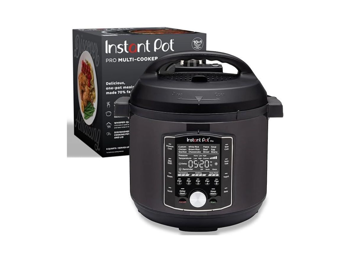 Instant Pot Pro 10-in-1 pressure cooker (image via Amazon)