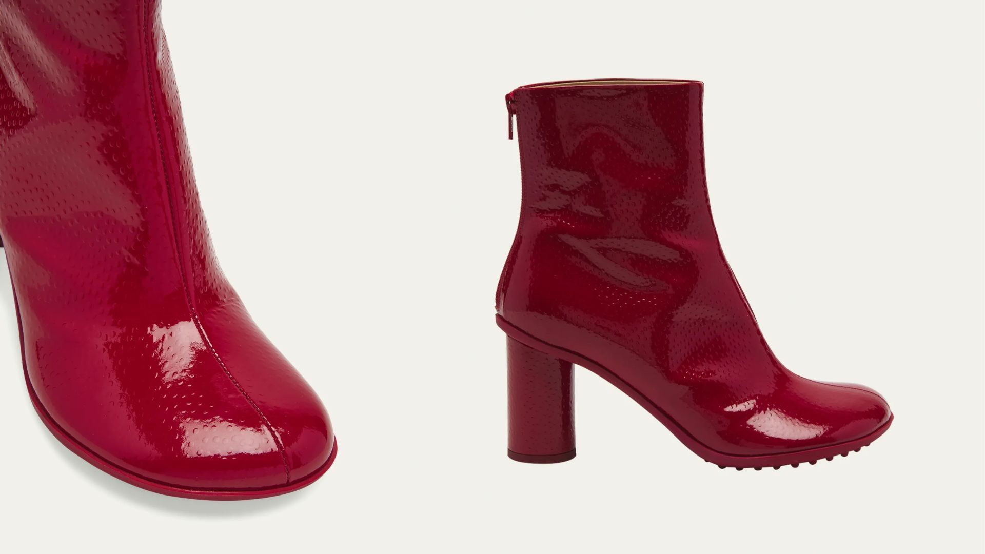 Bottega Veneta 70mm Atomic Bubble Leather Ankle Boots (Image via Bergdorf Goodman)