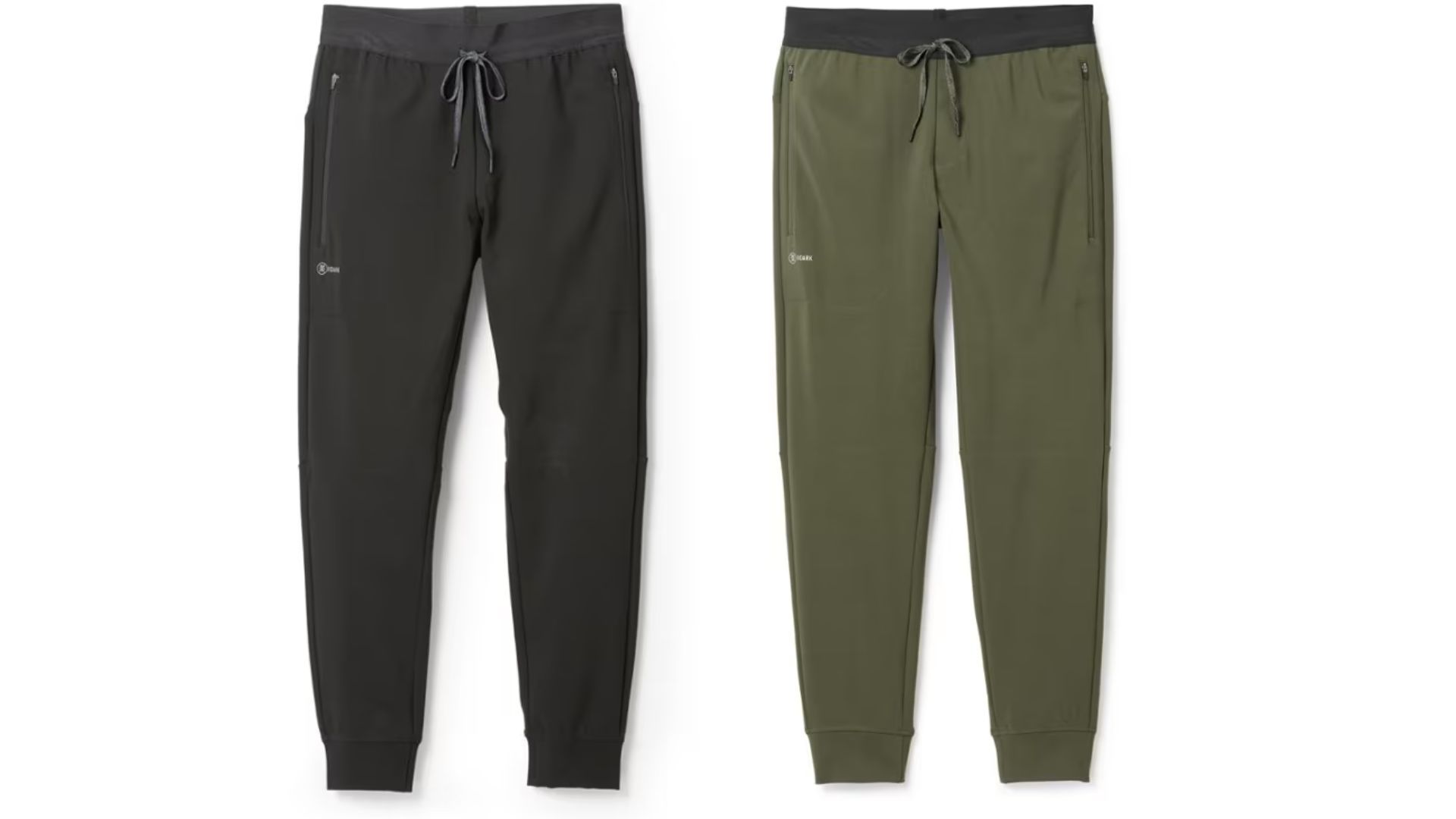 Roark El Morro Fleece Pants in Black &amp; Military (Image via REI)