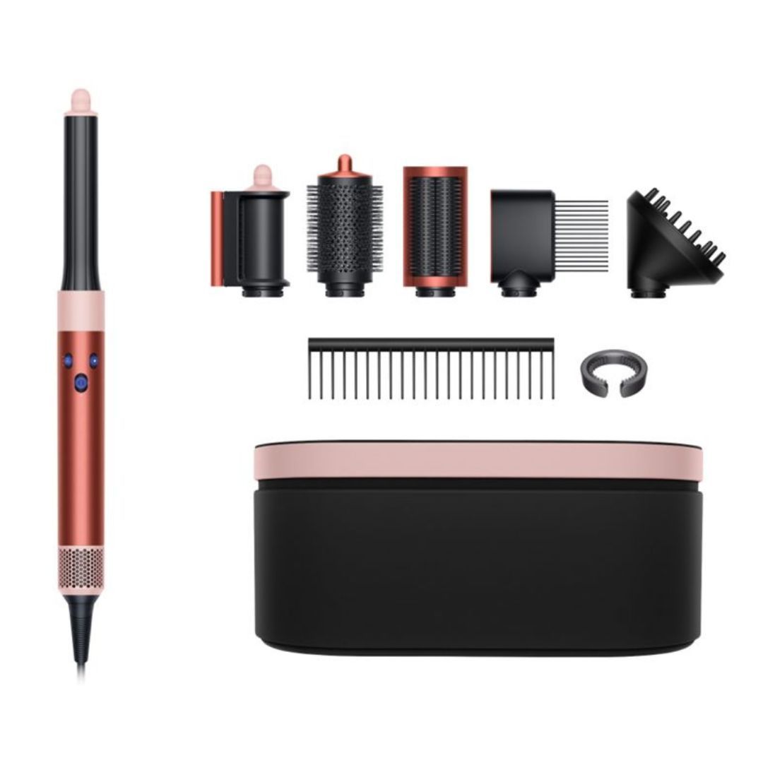 Dyson Airwrap&trade; multi-styler and dryer Curly+Coily in Strawberry Bronze/Blush Pink (Image via Dyson)