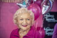 Madame Tussauds Hollywood and Pink's Hotdogs celebrate Betty White's 100th birthday - Source: Getty