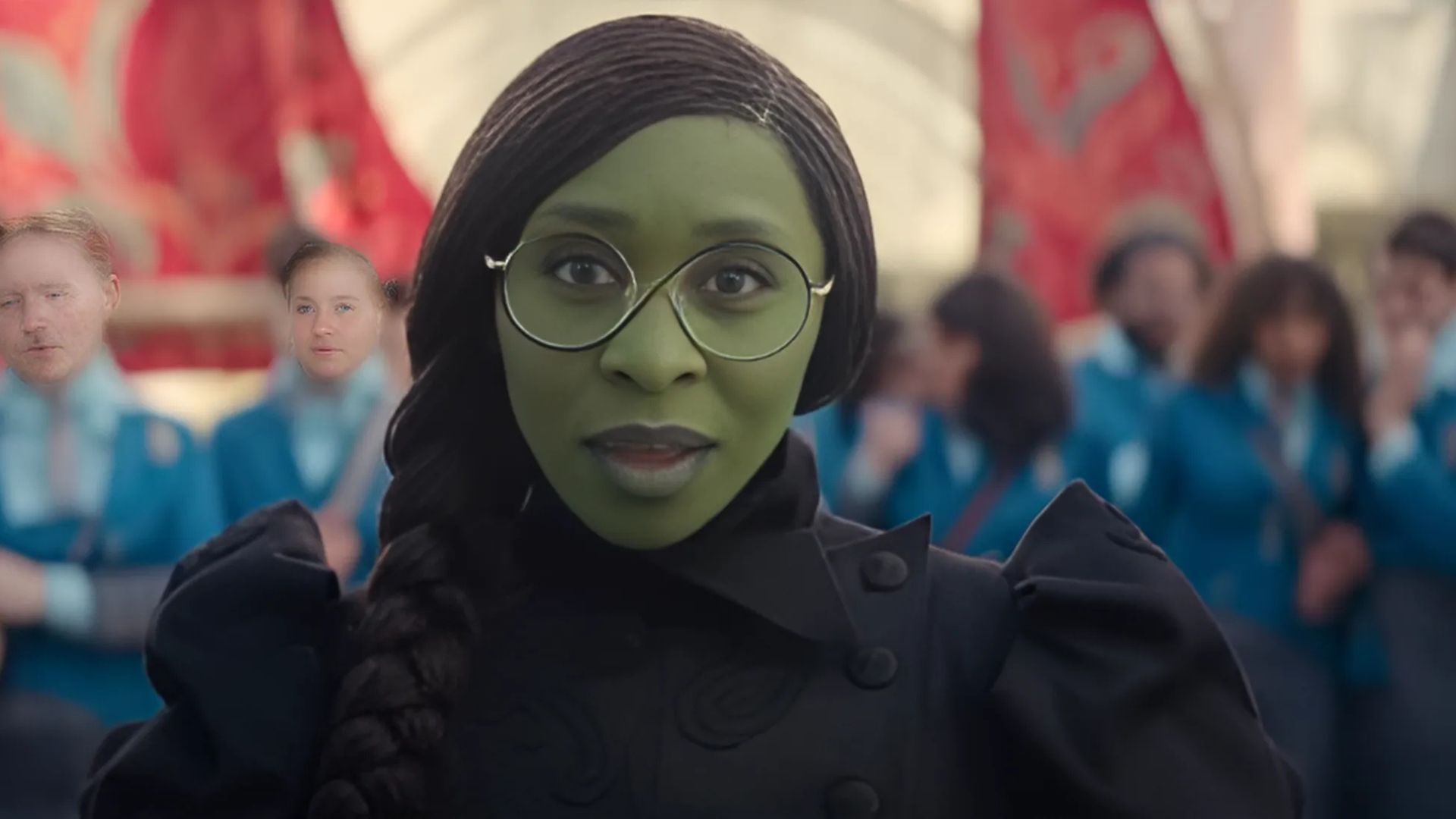 Cynthia Erivo as Elphaba Thropp in the movie Wicked | Image source: Universal Pictures on YouTube