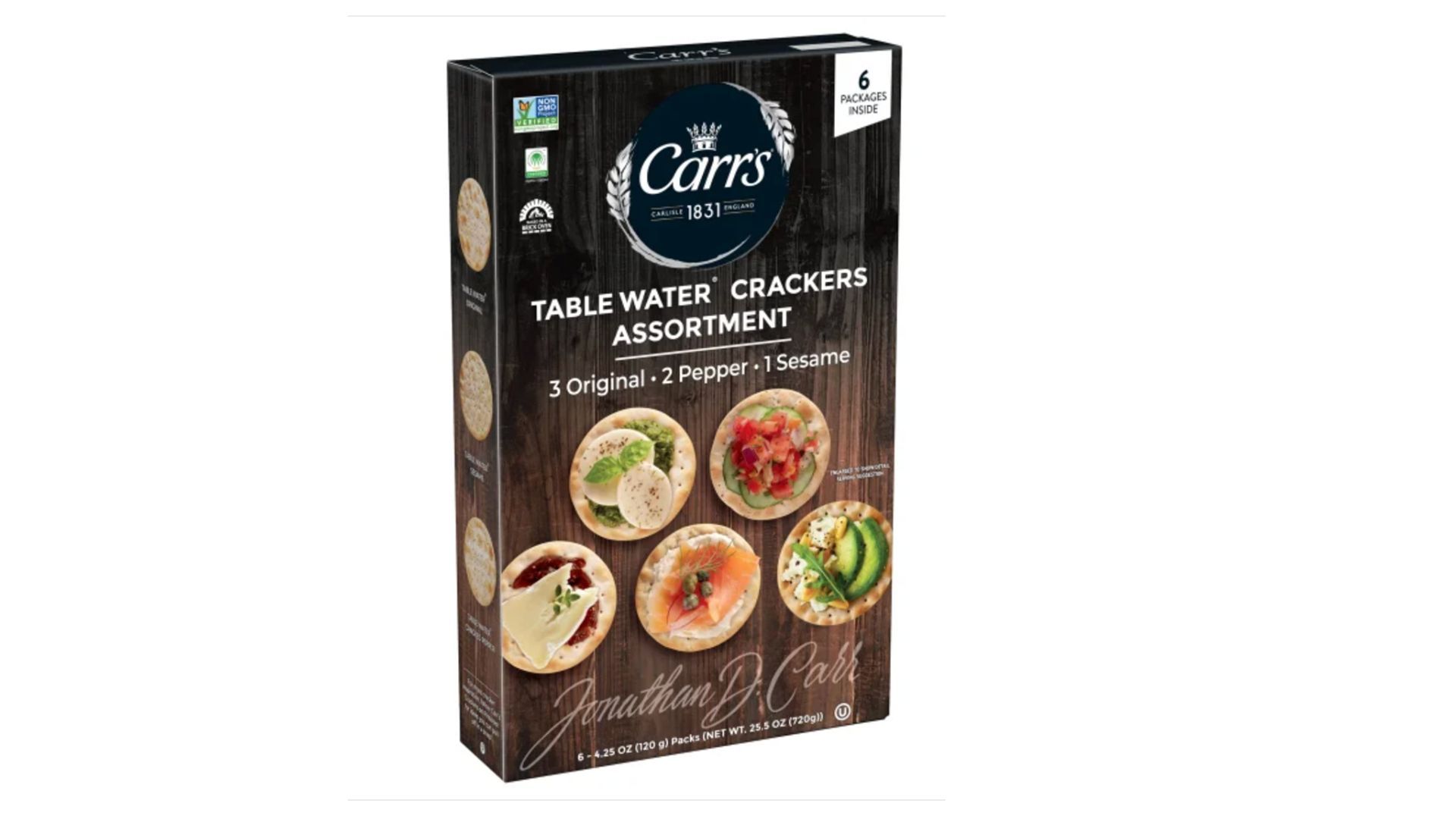 Carr&#039;s Table Water Crackers (Image via Costco)