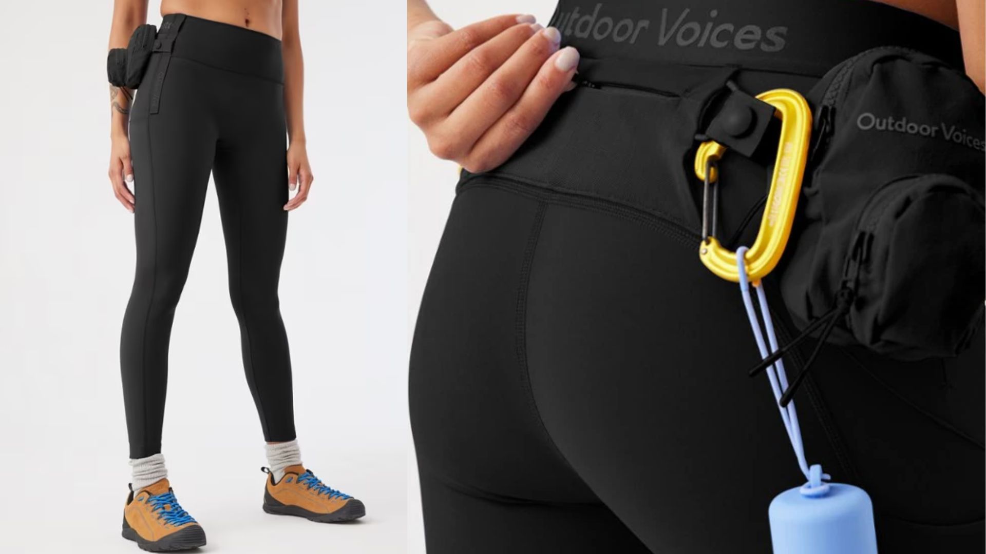 Outdoor Voices  Snacks 7/8 Leggings in Black (Image via REI)