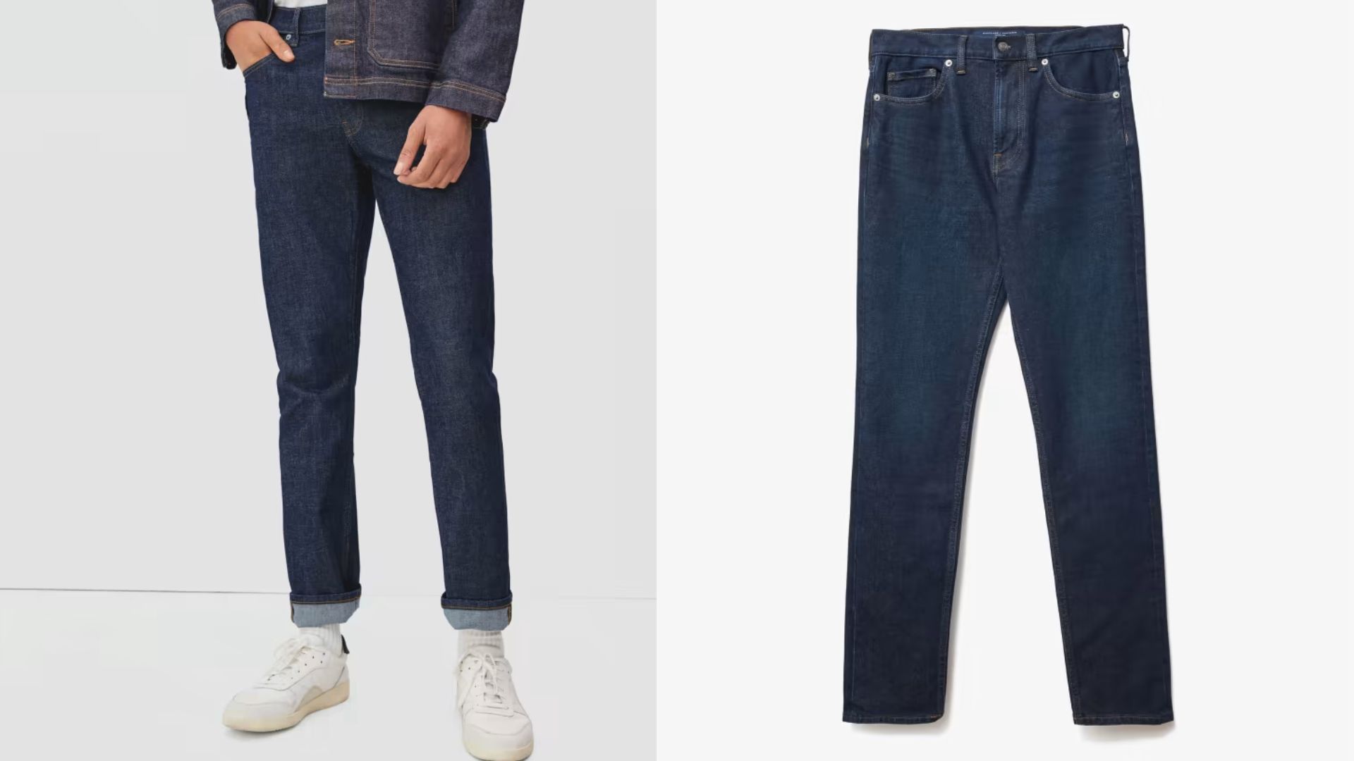 The Slim 4-Way Stretch Organic Jean (Image via Everlane)