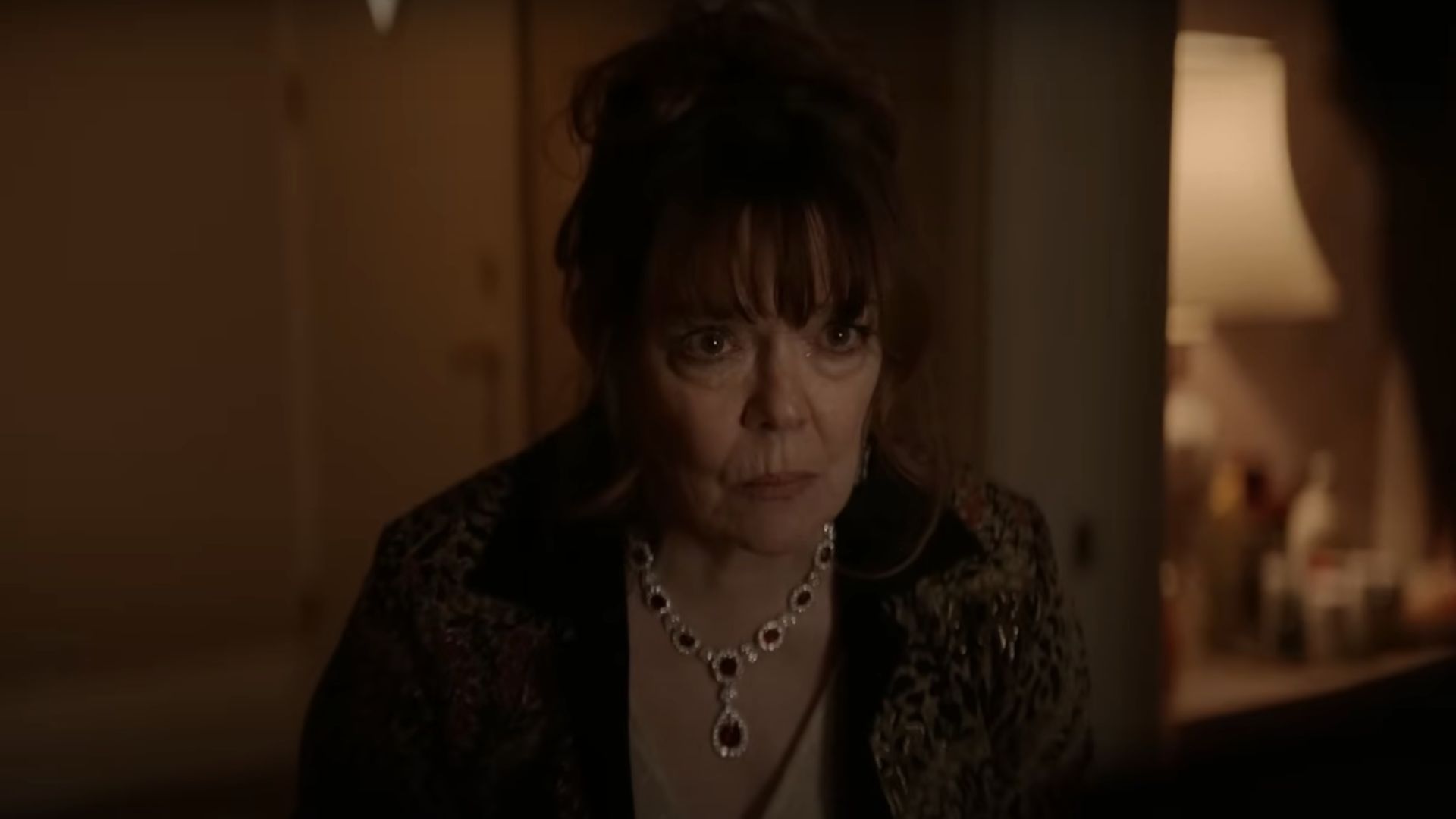 Deirdre O&#039;Connell as Francis in The Penguin (Image via HBO)