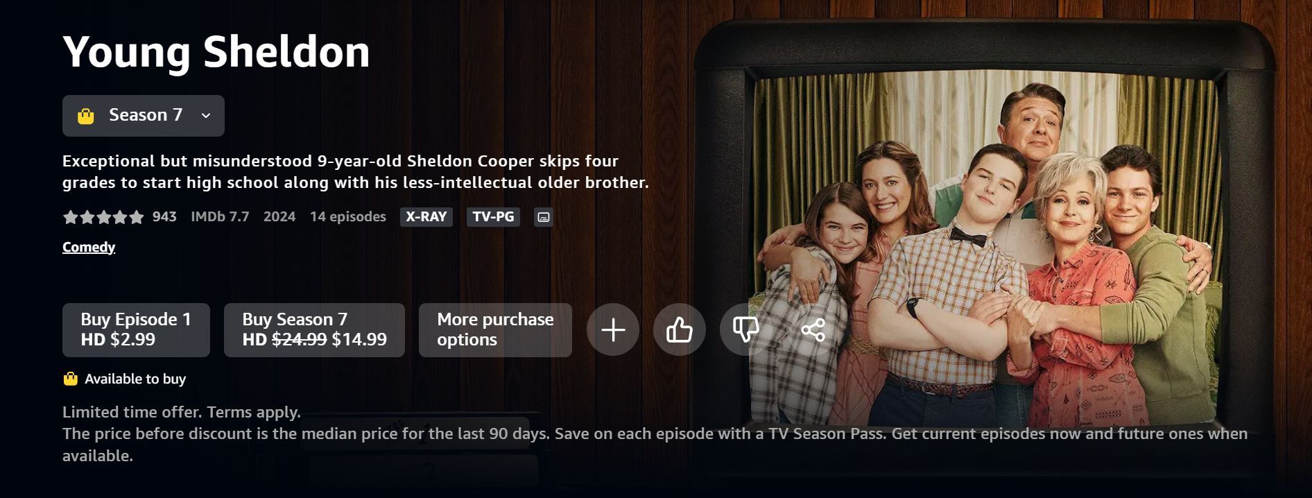 Young Sheldon Season 7 (Image via Amazon Prime Video)