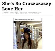 'She's so crazy love her' meme | Image via X account @paulinaplazas