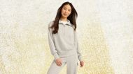 Scoop Women’s & Women's Plus Ultimate ScubaKnit Half Zip Sweatshirt, Sizes XS-4X (Image via Walmart)