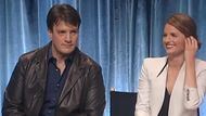 Stana Katic & Nathan Fillion | Image Source: The Paley Center for Media via YouTube