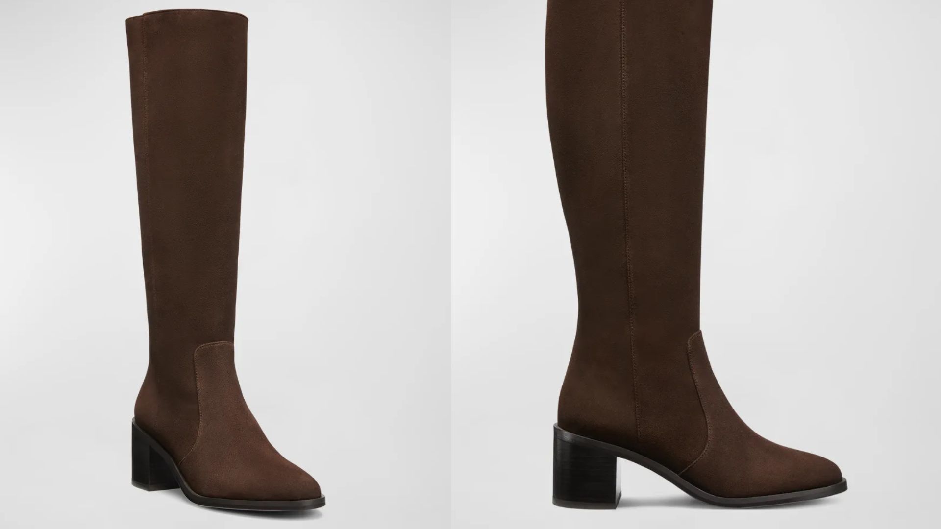 Stuart Weitzman Esme Suede Knee Boots (Image via Neiman Marcus)