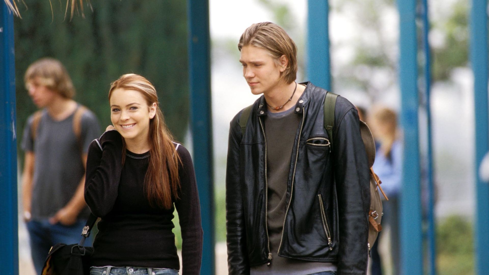 Chad Michael Murray with Lindsay Lohan in Freaky Friday (Image via Disney+, Walt Disney Pictures)