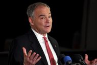 Virginia senate candidates Tim Kaine and Corey Stewart debate - Source: Getty