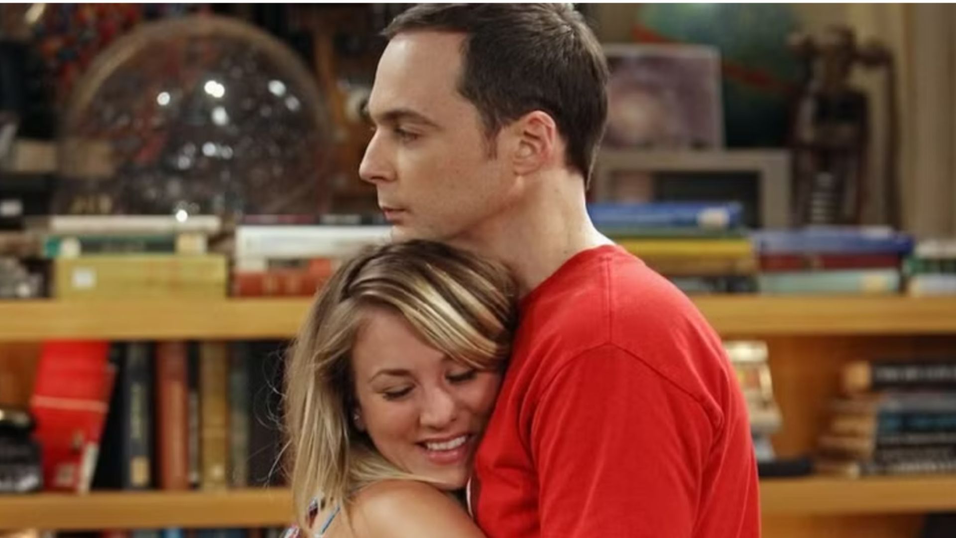 Penny and Sheldon share a sweet moment in Season 7 premiere | Image source: Netflix