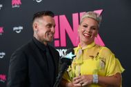 Pink and Carey Hart (Photo by Kevin Mazur/Getty Images for AMAZON PRIME VIDEO)