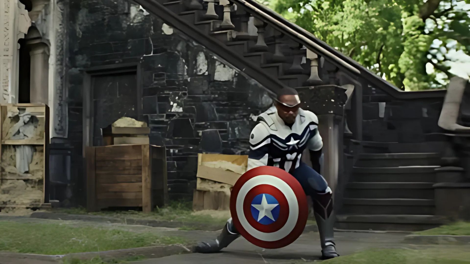 Anthony Mackie as Captain America in Captain America: Brave New World | Image source: Marvel Entertainment on YouTube