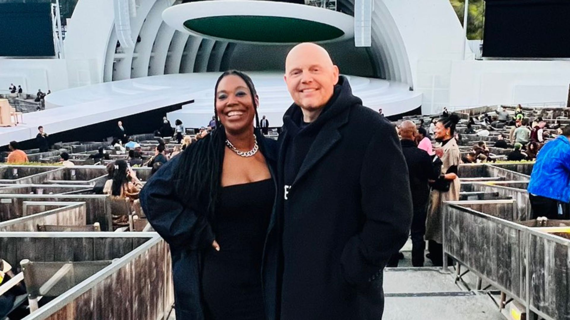 Bill Burr and Nia Renee Hill (Image via Twitter/@niasalterego)